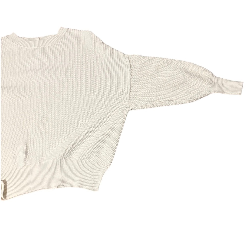 Aerie Beyond Cropped White Sweater Size Small - Picture 5 of 8